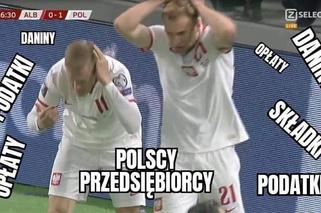 Internauci w formie! Zobacz najlepsze MEMY po meczu Albania-Polska! 