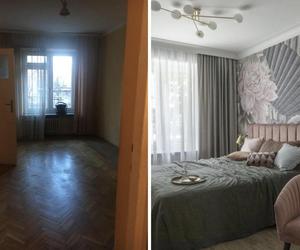 Sypialnia: przed i po