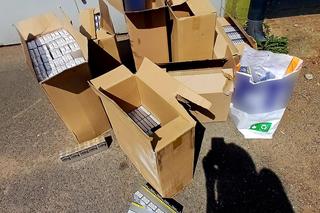 Nielegalne papierosy przejęte przez KAS w Czeladzi