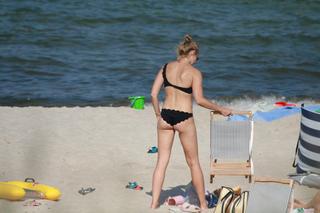 Małgorzata Socha na wakacjach z rodziną nad Bałtykiem