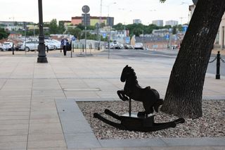 „Konik na biegunach” - nowa instalacja w Lublinie