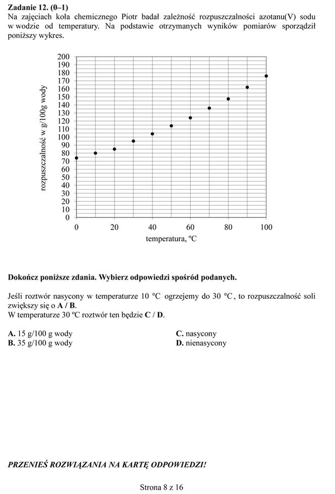 EGZAMIN GIMNAZJALNY 2014 PRZYRODA, BIOLOGIA, GEOGRAFIA: ARKUSZE OFICJALNE Z CKE + ODPOWIEDZI