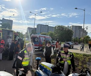 Wypadek tramwaju w Katowicach przy przystanku na ul. Chorzowskiej