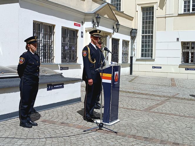 Ślubowanie nowego komendanta Straży Miejskiej w Grudziądzu