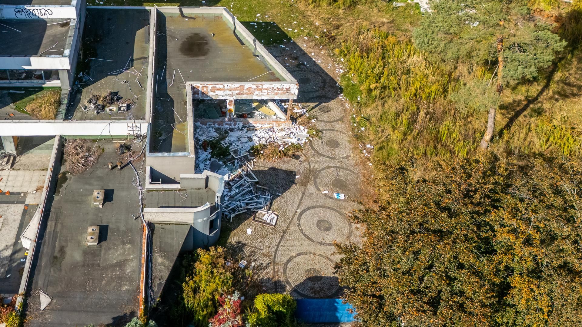 Opuszczona willa przy Ryżowej 72 w Warszawie