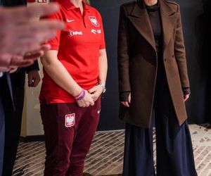 Marta Nawrocka spotkała się z reprezentacją Polski kobiet