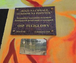 Niezwykły mural strażaków OSP w Tuligłowach