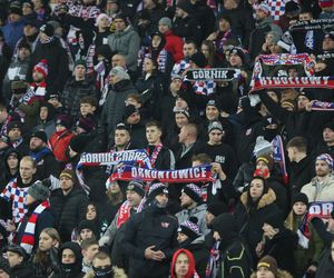 Kibice na meczu Górnik Zabrze - Lech Poznań