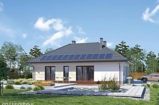 Projekt domu Od serca z katalogu Muratora - wizualizacje, plan, aranżacje