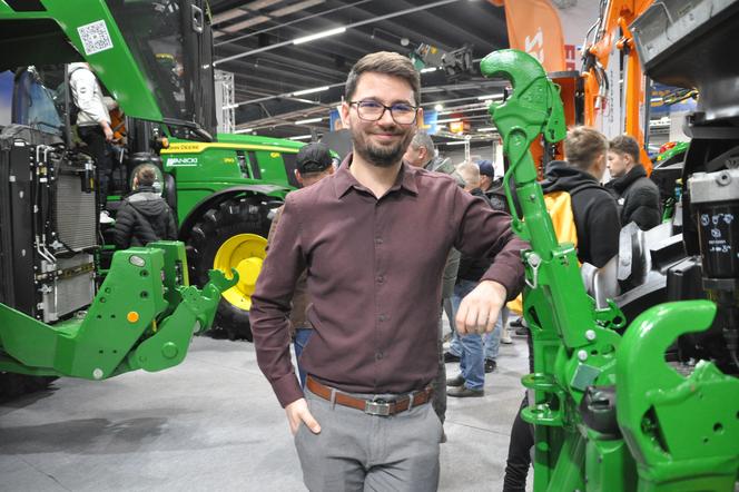 Tomasz Klimkowski z programu Rolnik szuka żony na targach Agrotech 2024