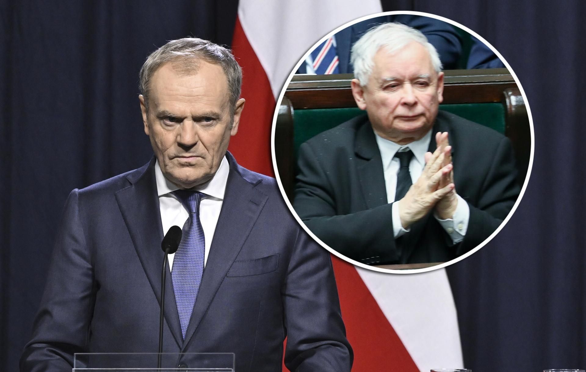 Jarosław Kaczyński ocenił zmiany personalne Donalda Tuska. Przejechał się mocno po R…