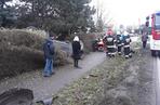 Tragiczny wypadek w Gościeradzu. Nie żyje rowerzysta! [ZDJĘCIA]