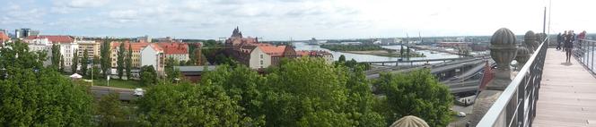 Panorama z tarasu zamkowego