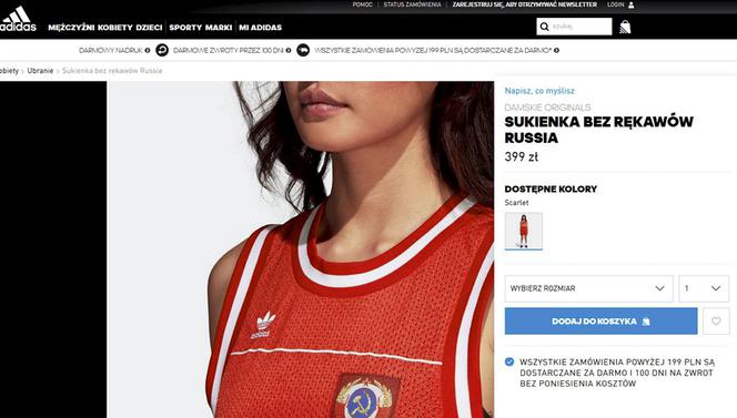 Adidas koszulki oferta USSR sierp młot