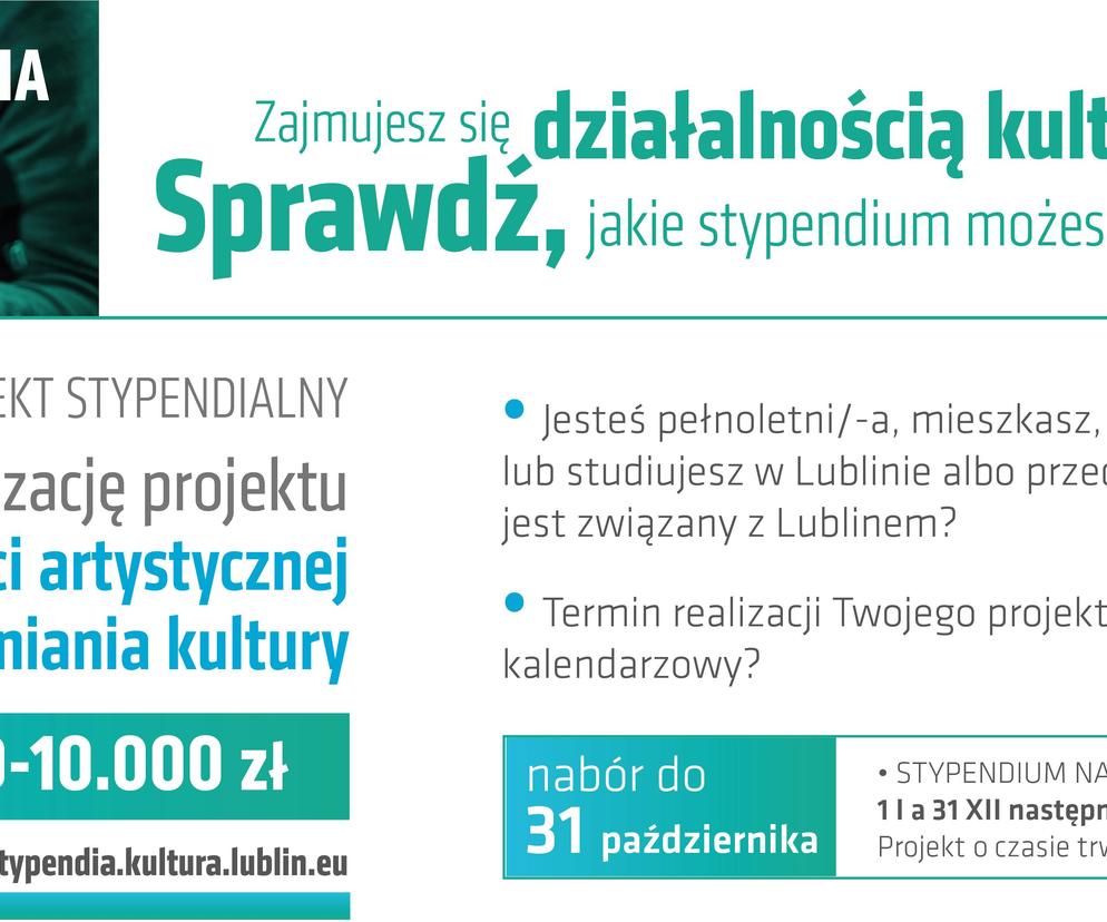 Stypendia dla twórców kultury