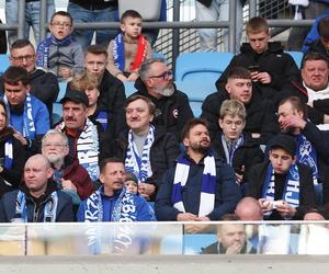 Kibice na Stadionie Śląskim podczas Wielkich Derbów Śląska (16.03.2024)