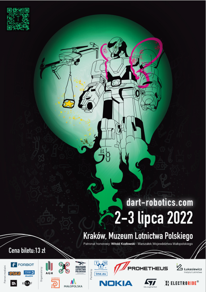 Zawody dronów i robotów wkrótce zawitają do Krakowa
