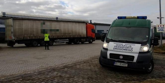 40-tonowa ciężarówka w szokującym stanie technicznym