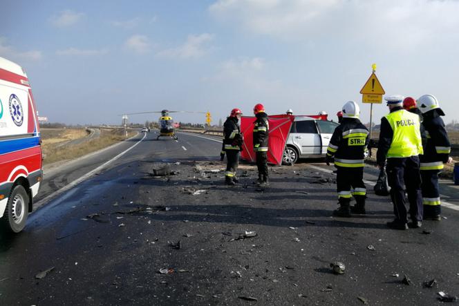 Tragiczny wypadek na drodze krajowej 5C w powiecie świeckim