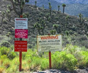 Pożar w rejonie Strefy 51! Teorie o UFO szaleją
