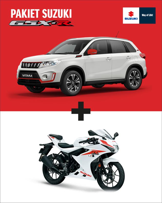  Pakiet Suzuki GSX-R: Vitara GSX-R i motocykl GSX-R 125