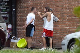 Radzimir Dębski umówił się ze znajomymi na burgera