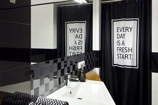 czarno-biała łazienka zdjęcia