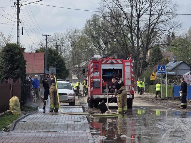 Pawłosiów po powodzi.