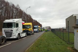Protest przewoźników Szczecin 