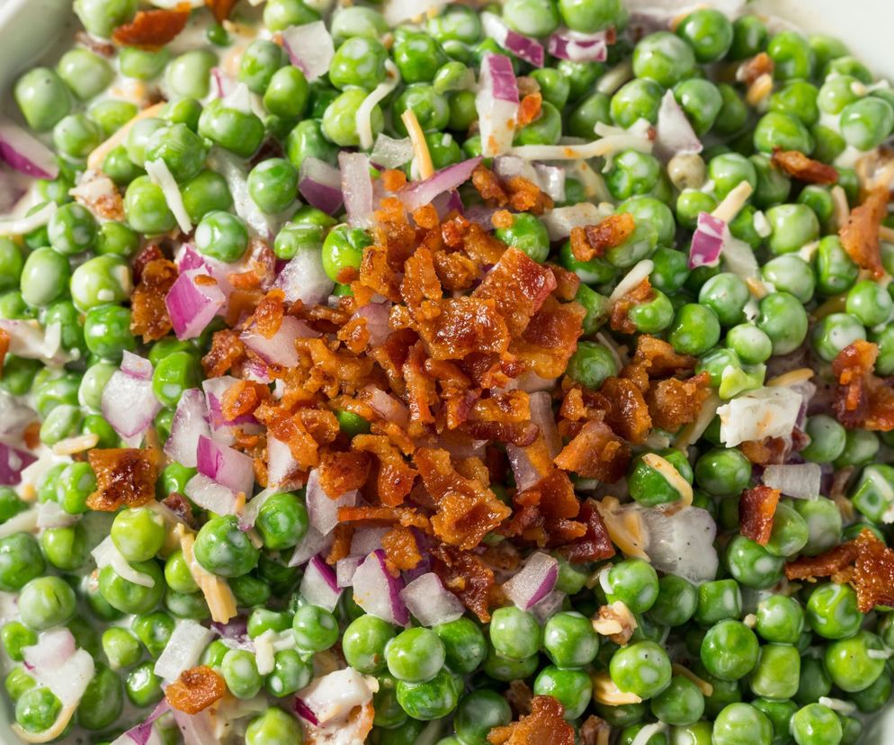 Sałatka z groszkiem