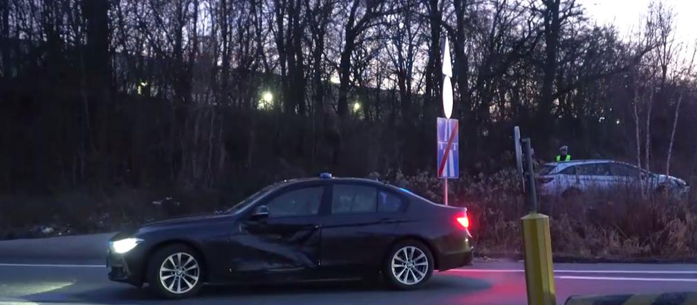 Wypadek z udziałem policyjnego BMW. Wyglądało to groźnie