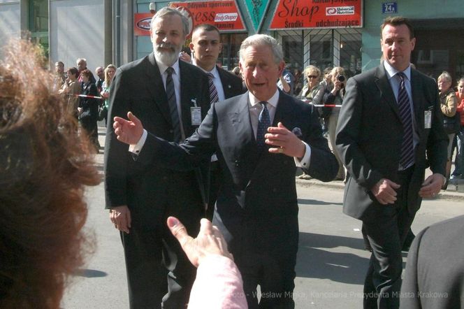 Wizyta króla Karola III w Krakowie w 2008 r.
