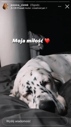 Jessica Ziółek ze swoją miłością