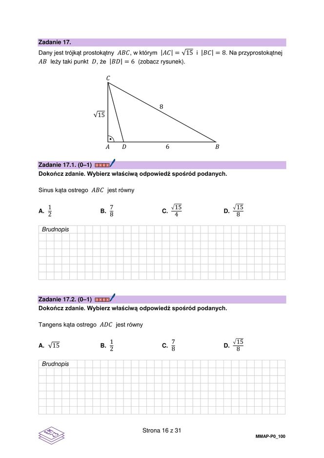 Matura próbna z matematyki. Mamy arkusz zadań CKE 