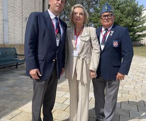 Karol Nawrocki z małżonką w USA. Tak przyjęto ich w Doleystown