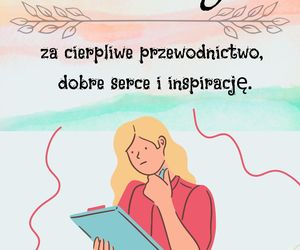 Podziękowanie dla nauczyciela do druku