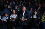 Premier Donald Tusk wśród gości zgromadzonych w Centrum Nauki Kopernik w Warszawie oglądał start misji Axiom-4 z polskim astronautą Sławoszem Uznańskim-Wiśniewskim