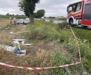 Na szczęście zdarzenie drogowe w miejscowości Chromna nie spowodowało utrudnień w ruchu