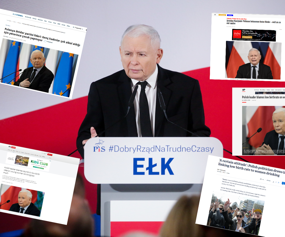 Światowe media rozpisują się o słowach Kaczyńskiego na temat dzietności w Polsce
