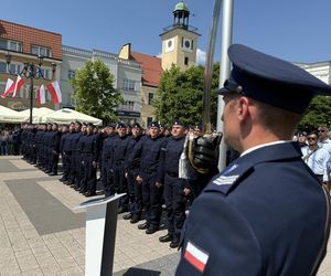 Ślubowanie nowych policjantów Śląskiej Policji
