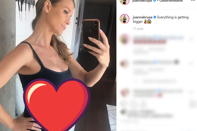 Joanna Krupa pokazuje ciążowy brzuszek! Jest już naprawdę duży! <3 [FOTO]