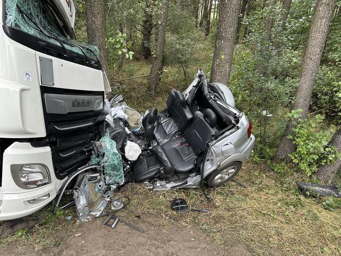 Dramat na dk 62 pod Wyszkowem. Trzy osoby zakleszczone w aucie, wśród rannych 14-latka