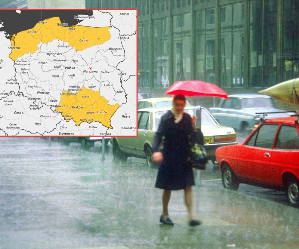 Kolejna niżowa fala w Polsce. W weekend ponownie intensywne burze, potężny deszcz i podtopienia