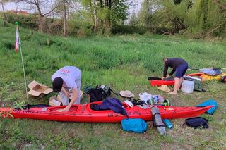 Grzegorz Uchański przepłynie kilkaset kilometrów kajakiem