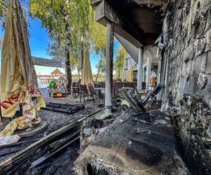 Pożar restauracji w Ostródzie. Sandacza jadł tu niedawno Karol Nawrocki
