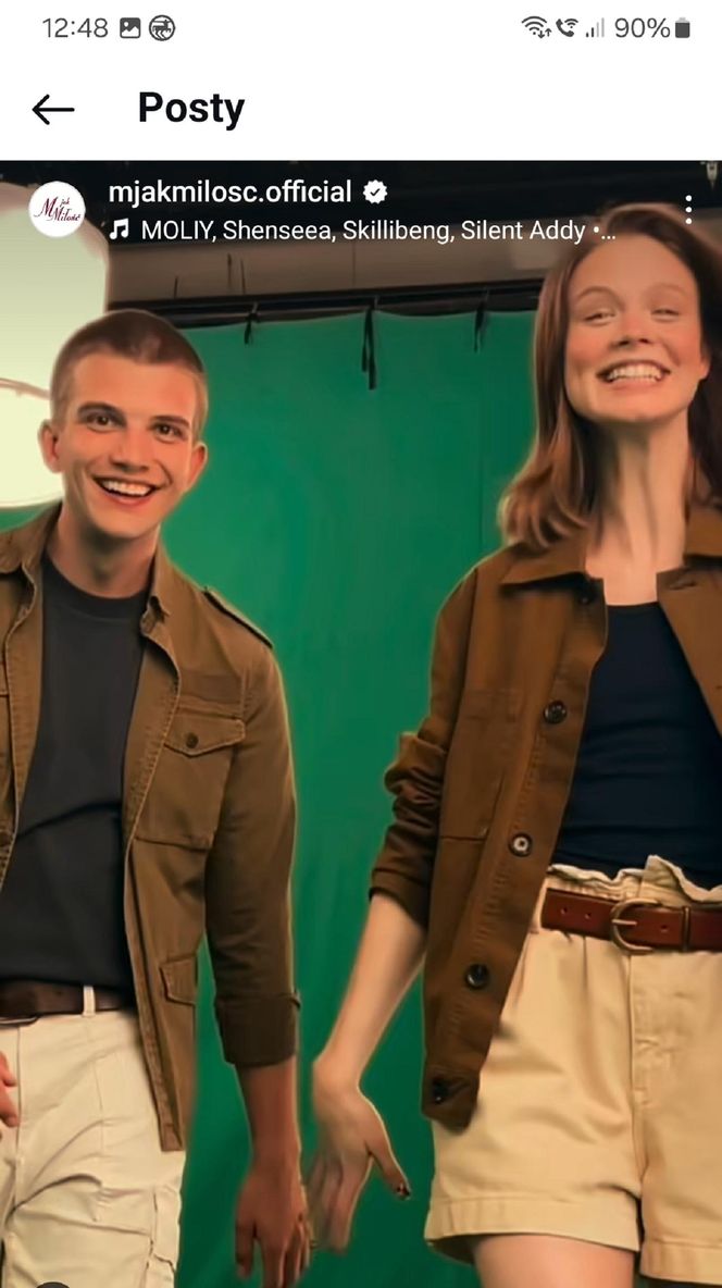 	M jak miłość nowy sezon i czołówka. Mateusz Mostowiak (Rafał Kowalski), nowa bohaterka (Matylda Giegżno) na planie