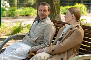 Barwy szczęścia, odcinek 3235: Jagoda (Karolina Rzepa), Bruno (Lesław Żurek)