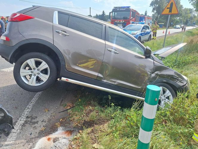 Wypadek na DK-63 w Mościbrodach