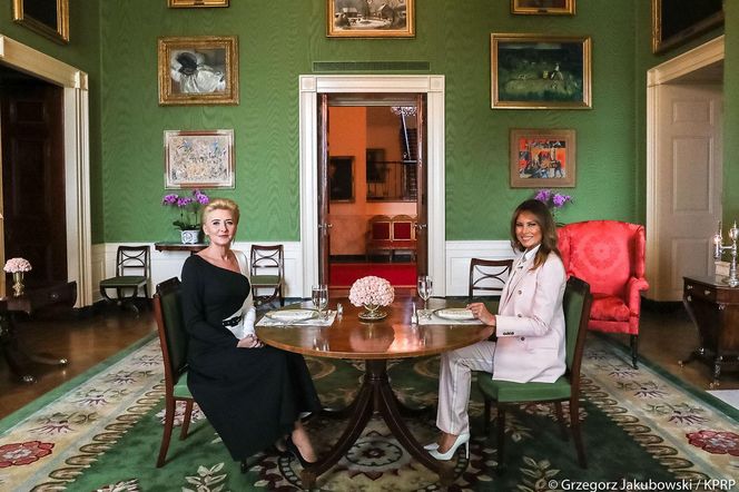 Agata Kornhauser-Duda i Melania Trump. Historyczne spotkania Pierwszych Dam