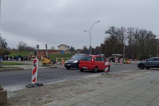 ulica Akademicka w remoncie